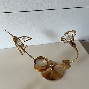 Gold Candle Holder